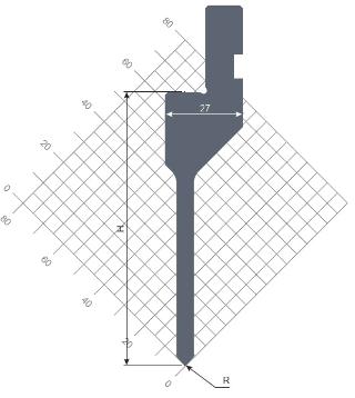 пуансон STP 109 85 R0.6